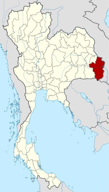 แผนที่จังหวัดอุบลราชธานี ubon map ubonratchathani