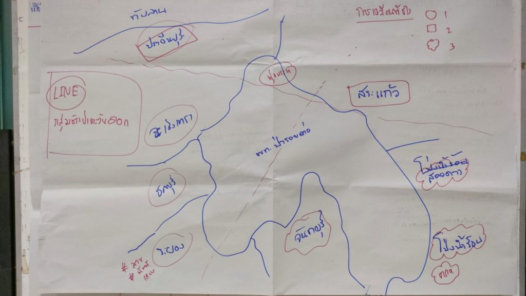 พื้นที่รอบป่า 5 จังหวัด