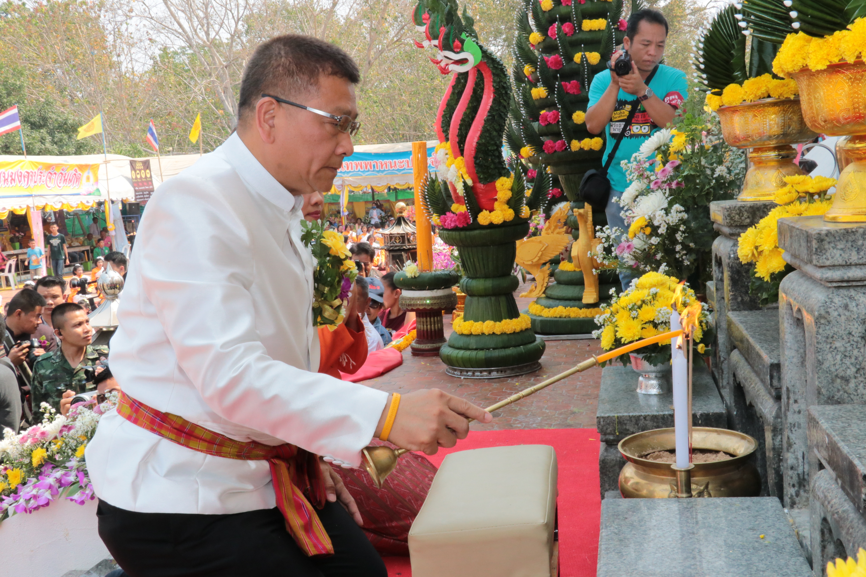 แต้ว-ณฐพร เตมีรักษ์-รำบวงสรวง-พระธาตุนาดูน-พระบรมธาตุนาดูน-นาดูน-นมัสการพระบรมธาตุนาดูน-มหาสารคาม